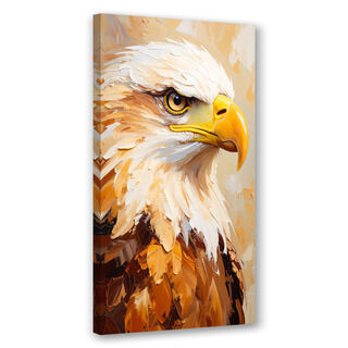 Modernes Bild für das Wohnzimmer Büro, Adler Vögel Tier Gemalt