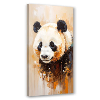 Modernes Bild für das Wohnzimmer Büro, Panda Tier wie gemalt