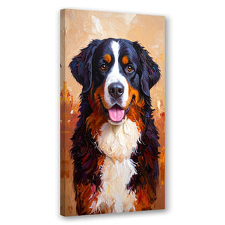 Modernes Bild für das Wohnzimmer, Berner Sennenhund