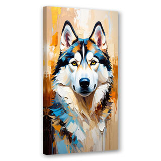 Modernes Bild für das Wohnzimmer Büro, Siberian Husky Hund Tier