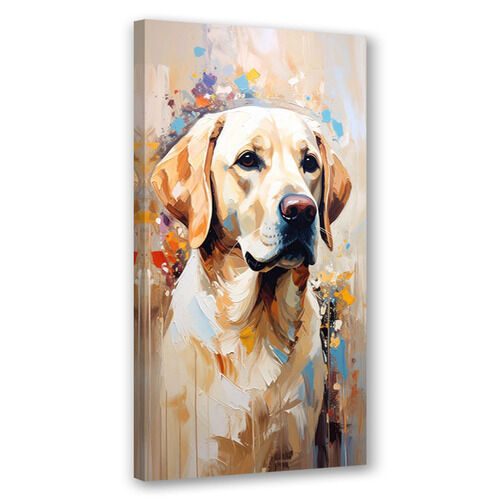 Modernes Bild für das Wohnzimmer Büro, Labrador Retriever Hund Tier