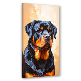 Modernes Bild für das Wohnzimmer Büro, Rottweiler Hund Tier