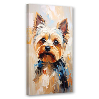 Modernes Bild für das Wohnzimmer Büro, Yorkshire Terrier Hund Tier
