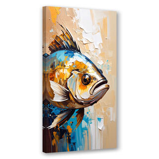 Leinwandbild für das Wohnzimmer Küche Restaurant, Fisch Meerestier