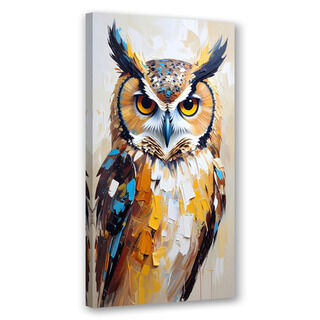 Leinwandbild für das Wohnzimmer Büro, Vogel Natur wie gemalt