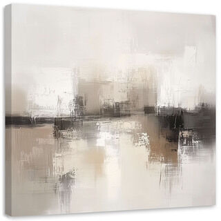 Bild, Abstrakt beige grau Beton