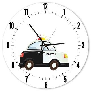 Wanduhr, Kleines Polizeiauto