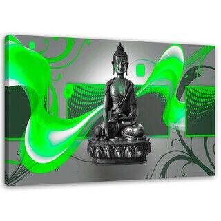 Wandbilder, Buddha-Figur - abstrakt