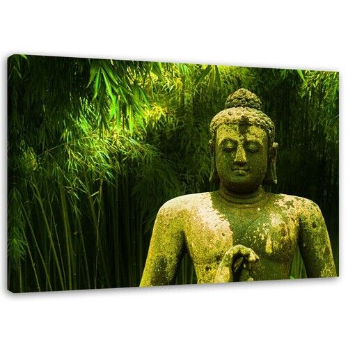 Wandbilder, Buddha Bambuswald Natur