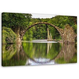 Wandbilder, Die Bogenbrücke über den See