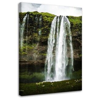 Wandbilder, Wasserfall Berge Natur Landschaft