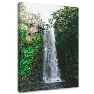 Wandbilder, Wasserfall Berglandschaft Natur