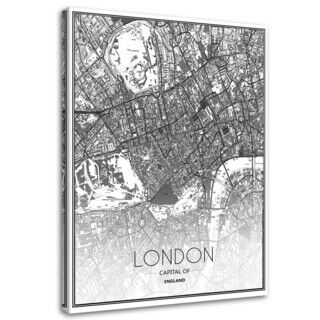 Wandbilder, Stadtplan London