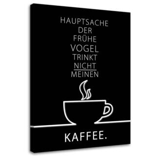 Wandbilder, Typografie Kaffee