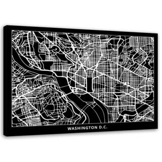 Wandbilder, Washington - Stadtplan