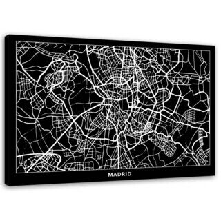 Wandbilder, Madrid - Stadtplan