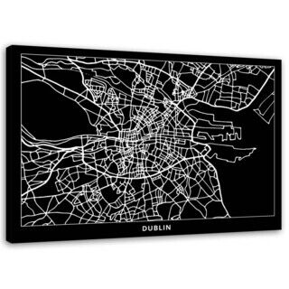 Wandbilder, Dublin - Stadtplan