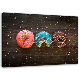 Wandbilder, Bunte Donuts