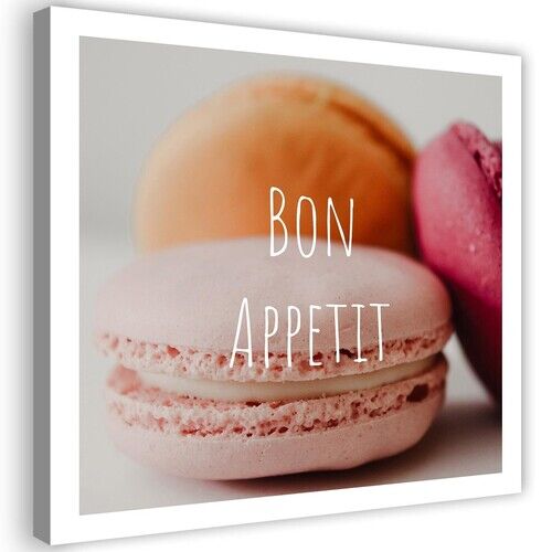 Wandbilder, Macarons - Bon Apetit