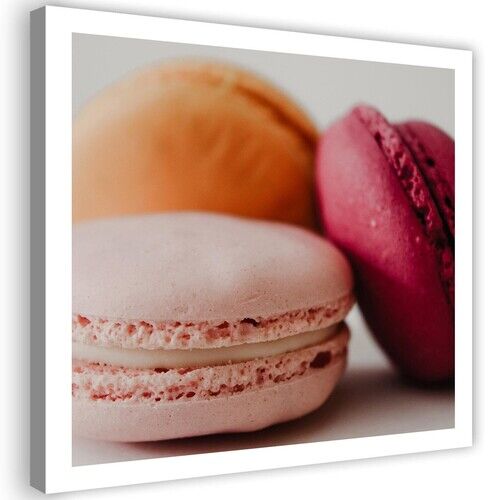 Wandbilder, Drei bunte Macarons