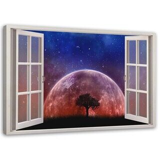 Wandbilder, Fenster - Mond