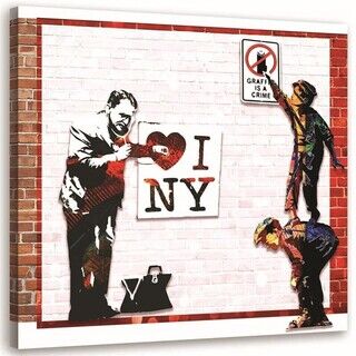 Wandbilder, Banksy - Ich liebe New York