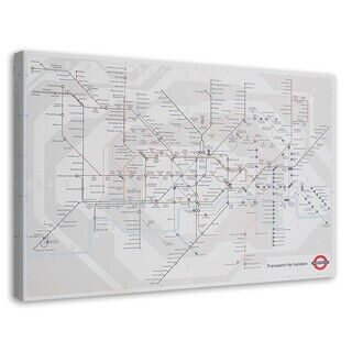 Wandbilder, London Underground - Linienplan