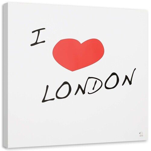 Wandbilder, Inschrift Ich liebe London