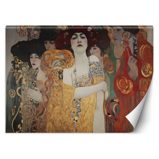 Tapete, Damen Frauenporträt - G. Klimt