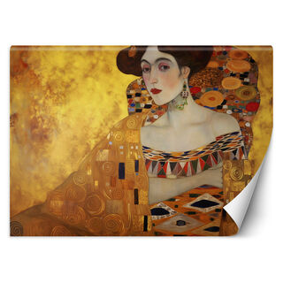 Tapete, Goldenes Porträt einer Frau - G. Klimt