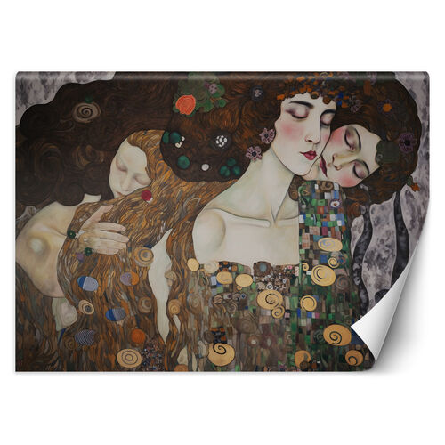 Tapete, Kuss einer Frau - G. Klimt