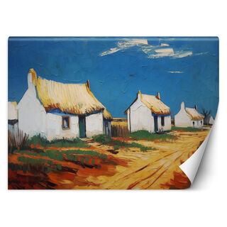 Tapete, Reetgedeckte Cottages - V. van Gogh