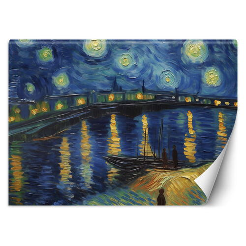 Tapete, Sternennacht über der Rhone - V. van Gogh