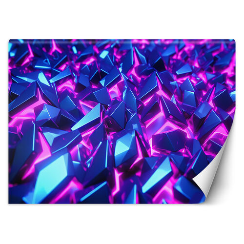 Tapete, Neon-Kristalle 3D