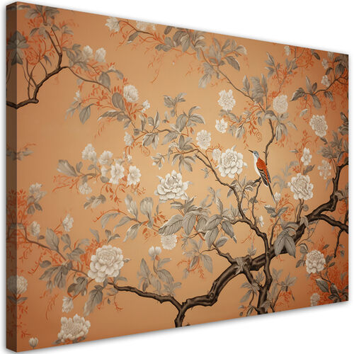 Wandbilder, Vogelbaum Chinoiserie