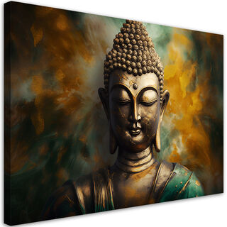 Wandbilder, Buddha-Statue abstrakt