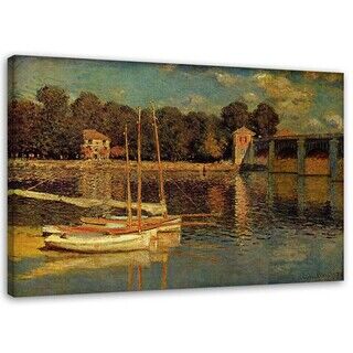 Wandbilder, Brücke bei Argenteuil - C. Monet Reproduktion