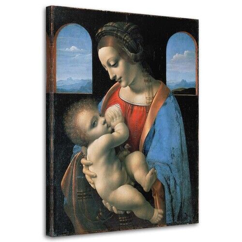 Wandbilder, Madonna Litta - Da Vinci Reproduktion