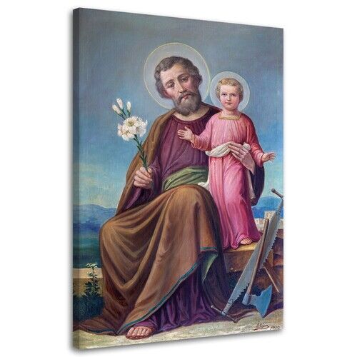 Wandbilder, St. Joseph mit dem Jesuskind Roznav