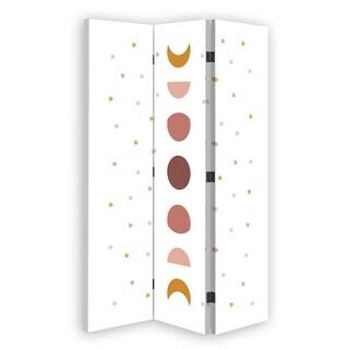 Raumteiler Beidseitig PIN IT, Vom Vollmond zum Neumond - (110x170)
