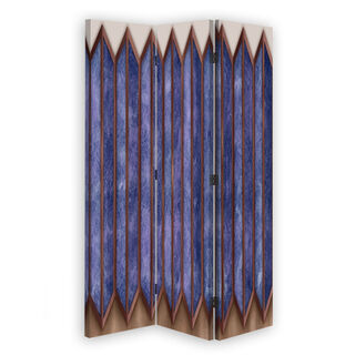 Raumteiler Beidseitig drehbar, 3D-farbige Fenster - (110x170)