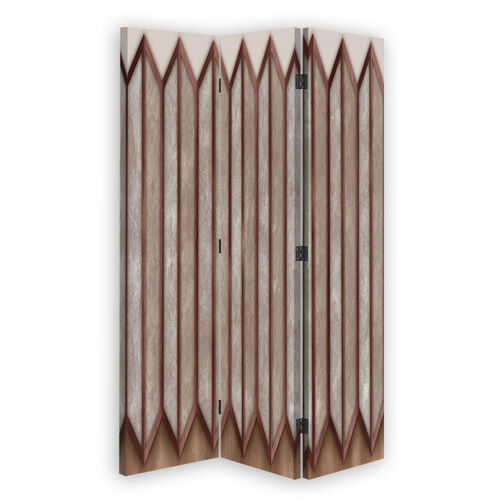 Raumteiler Beidseitig drehbar, 3D-farbige Fenster - (110x170)
