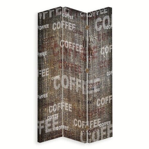Raumteiler Beidseitig drehbar, Kaffee - (110x170)