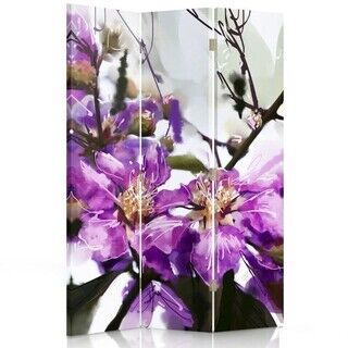 Raumteiler Beidseitig drehbar, Magnetische Blumen - (110x170)