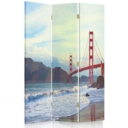 Raumteiler Beidseitig drehbar, Golden Gate Bridge - (110x170)