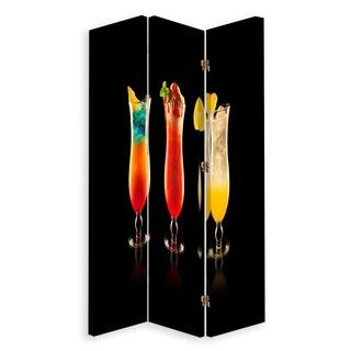 Raumteiler beidseitig drehbar, Cocktails - (110x170)