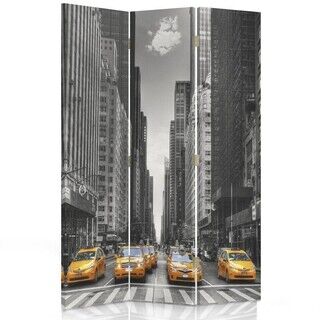 Raumteiler Beidseitig drehbar, New York Taxi - (110x170)