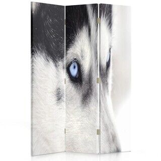 Raumteiler Beidseitig drehbar, Sibirischer Husky - (110x170)