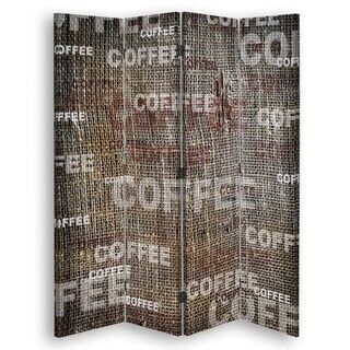 Raumteiler Beidseitig, Kaffee - (145x170)