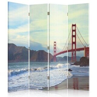 Raumteiler Beidseitig, Golden Gate Bridge - (145x170)